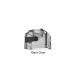 ThunderHead Creations Tauren Boro PCTG Tank Black Clear